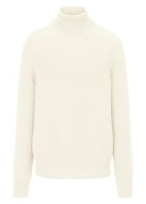 Peter Hahn - Rollkragen-Pullover, weiss, Gr. 48, Baumwolle