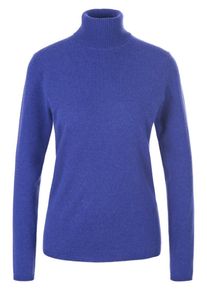 Peter Hahn - Rollkragen-Pullover aus Schurwolle und Kaschmir, lila, Gr. 44, Schurwolle