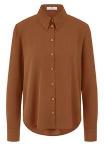Peter Hahn - Bluse, braun, Gr. 40, Kunstfaser