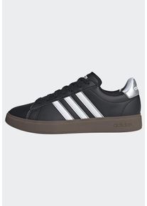 adidas Sportswear, Femmes Baskets basses 'GRAND COURT 2.0', marron / gris argent&eacute; / noir / blanc