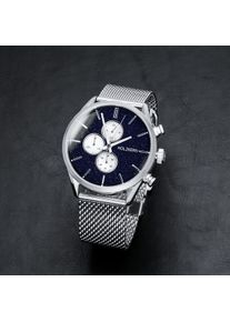 Holzkern Holzuhr Stellaris (Aventuringlas/Silber), Herren, Naturholz