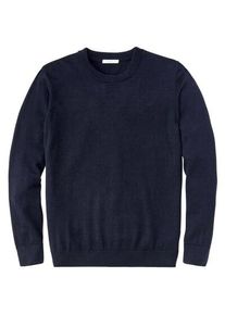 Knowledge Cotton Apparel Herrenpullover Merinowolle Navy S