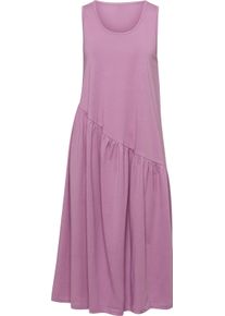 Damen Sommerkleid mit Volant am Saum orchidee