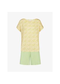 Mey Pyjama Lemon Dots grün