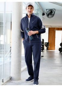 WITT Herren Freizeitanzug mit Reissverschluss-Taschen, marine-grau, Gr&ouml;&szlig;e 24/25, 50% Baumwolle, 50% Polyester