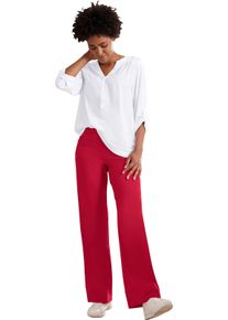 Damen Tunikashirt Raffung an derSchulterpasse weiss