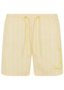 Karl Kani, Hommes Shorts de bain, jaune / jaune clair
