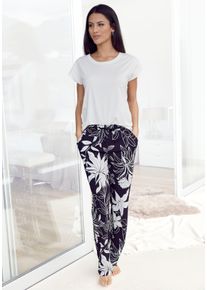 Lascana Witt Damen Pyjamaoberteil, ecru, Größe 36/38, 50% Baumwolle, 50% Viskose