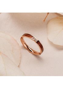 Holzkern Campania Ring Rosé und Sapelli