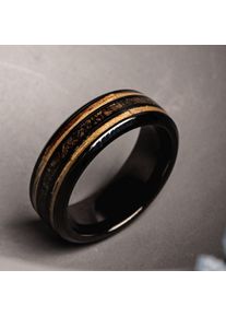 Holzkern Cartesian Ring Schwarz und Zebrano