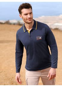 Catamaran Witt Damen Langarm-Poloshirt aus Baumwolle, marine, Größe 64/66, 100% Baumwolle