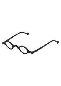 Fielmann INTERIM 001 FA Occhiali unisex | Montatura: Cerchio completo, Rotonda, nero
