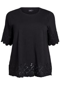 ZIZZI, Femmes T-shirt, noir
