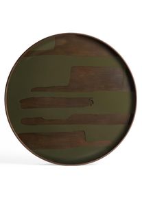Second Nature Tray Tablett Rund Ethnicraft B 92 x T 92 x H 4 cm