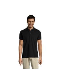 Werbeartikel PRIME HERREN POLO 200g | schwarz | mit Logo bedrucken
