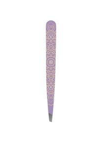 Hausmann Pinzette schräg Swarovski lila