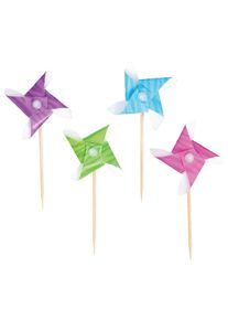 Amscan 50 brochettes de fête folles colorées