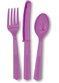 UNIQUE Lila Besteckset 18-teilig