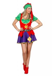 Märchenhaftes Kobold Damenkostüm