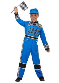 Smiffys Déguisement de petit pilote de course Team Speed pour enfant