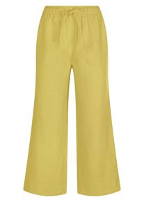 Peter Hahn - 7/8-Schlupf-Hose aus 100% Leinen, gelb, Gr. 40, Leinen