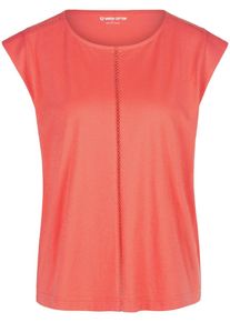 Green Cotton - Rundhals-Shirt Anne Sofie, orange, Gr. 36, Baumwolle