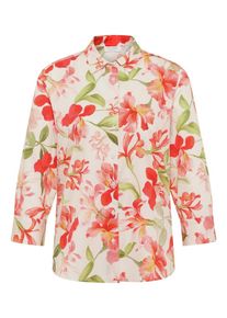 Eterna - Bluse mit 3/4-Arm, beige, Gr. 46, Baumwolle