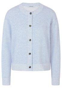 Peter Hahn - Strickjacke, blau, Gr. 48, Schurwolle