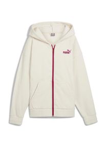 Puma, Femmes Veste de survêtement 'ESS', rose foncé / blanc