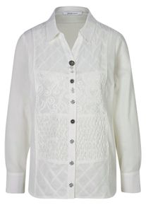 Peter Hahn - Bluse, weiss, Gr. 40, Baumwolle