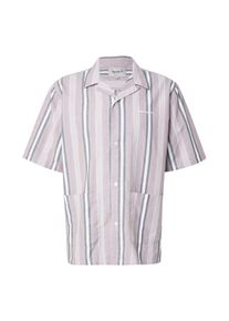 Carhartt Work In Progress Carhartt Wip Hemd 'Folsey' Herren Gr&ouml;&szlig;e S dunkelblau / flieder / mauve / wei&szlig;