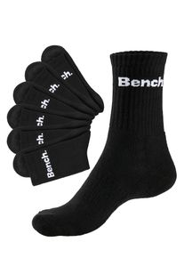 Bench Sportsocken Herren, schwarz / weiß, Größe 43/46