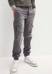 Regular Fit Jeans-Jogger mit Komfortbund Straight in grau, Grösse 62, bonprix