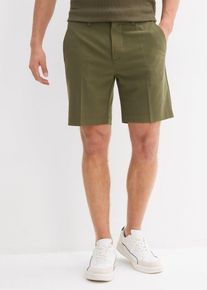 Elegante Shorts Relaxed Fit in gr&uuml;n, Gr&ouml;sse 56, bonprix