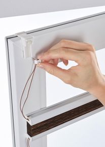 Plissee mit Struktur in braun, 130x50 cm, bonprix