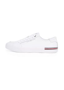 Tommy Hilfiger, Hommes Baskets basses 'Core Corporate', blanc
