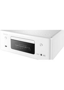 Denon Audio-Receiver »RCD-N11DAB«, (Bluetooth-LAN (Ethernet)-WLAN DAB+-Internetradio-Sprachsteuerung-Sleeptimer) weiß Streame Deine...