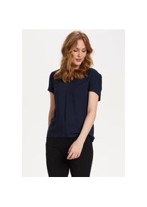 Saint Tropez Shirtbluse »BrittaSZ SS Top« blau XXL (44) Blue Deep Blusenshirt von Saint Tropez
