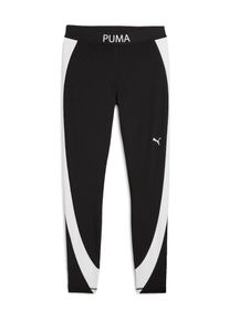 PUMA, Femmes Pantalon de sport 'Strong', noir / blanc cassé