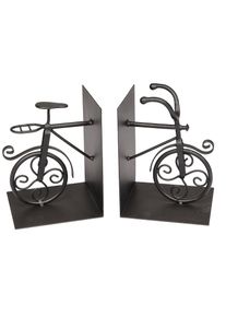 AMBIENTE HAUS Buchstütze »Fahrrad Buchstützen aus Metall«, (1 St.) schwarz