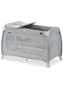 hauck Baby-Reisebett »Play N Relax Center - Quilted grey«, inkl. Transporttasche grau