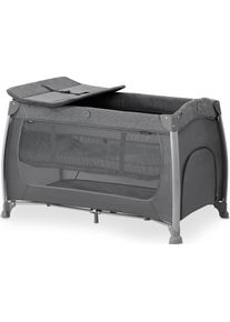 hauck Baby-Reisebett »Play N Relax Center, melange charcoal«, inkl. Transporttasche schwarz Babybetten