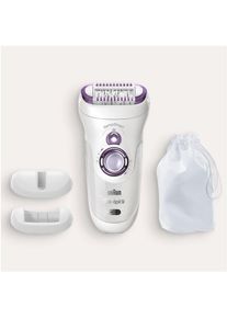 Braun Epilierer »Silk-épil 9 9/700 SensoSmart«, 3 St. Aufsätze, für langanhaltende Haarentfernung lila Gründlich: Das Smartlight macht selbst...