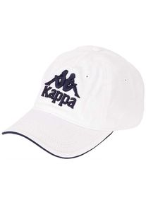 Kappa Baseball Cap, mit gesticktem Markenlogo wei&szlig; bright white L&auml;ssiges Cap von Kappa