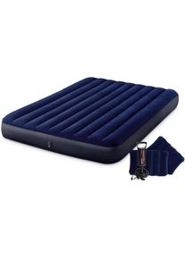 Intex Luftbett »DURA-BEAM® Classic Downy Airbed-Set«, (Set) blau Luftbetten