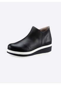 Heine Witt Damen Stiefelette, marine, Größe 40, 100% Rindsleder