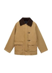 Mango Parka 'Fire' Damen, cappuccino / dunkelbraun, Größe S