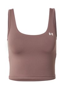 Under Armour Sporttop 'Motion' Damen, taupe / wei&szlig;, Gr&ouml;&szlig;e L