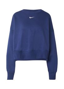 Nike Sportswear Sweatshirt 'PHOENIX FLEECE' Damen, navy / weiß, Größe M