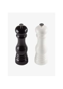 Le Creuset Pfeffer und Salzmühlen Set schwarz